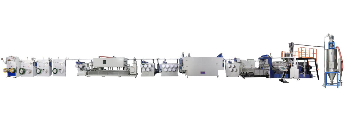 Twin Screws PET Strapping Band Extrusion Line