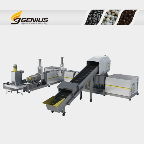 Two Stage Cutter Compactor Plastic Recycling Machine (KRIEGERi Series)