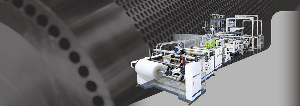 3-Layer Air Bubble Film Extrusion Line