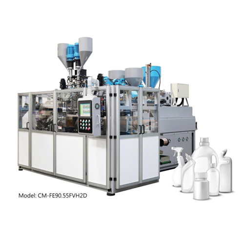 Fully Electric Co-Extrusion Blow Molding Machine (Dual Diehead & Double Station / Visi Strip)