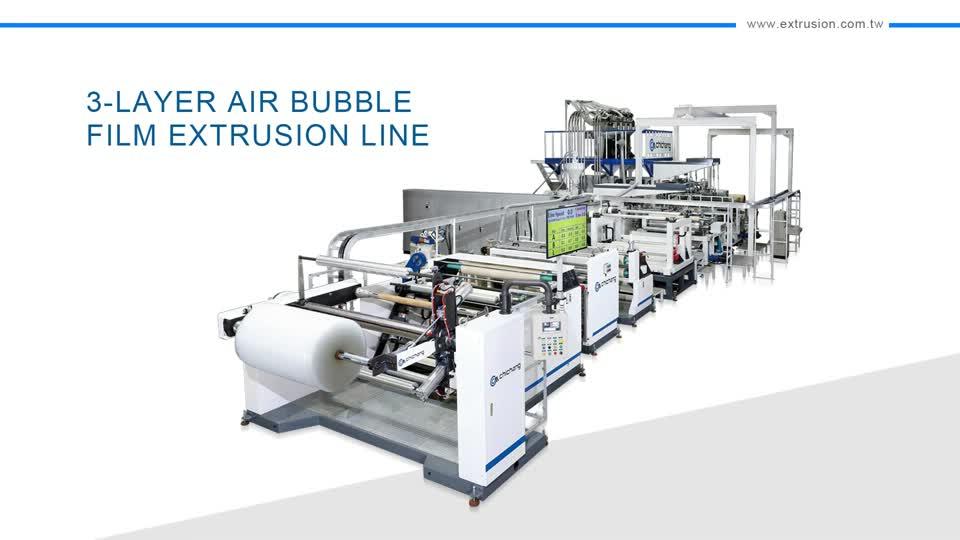 48" Wide 3-Layer Air Bubble Machine